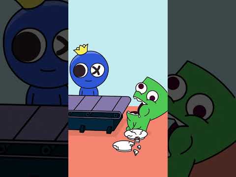 Blue loves fast food XD / Rainbow Friends animation