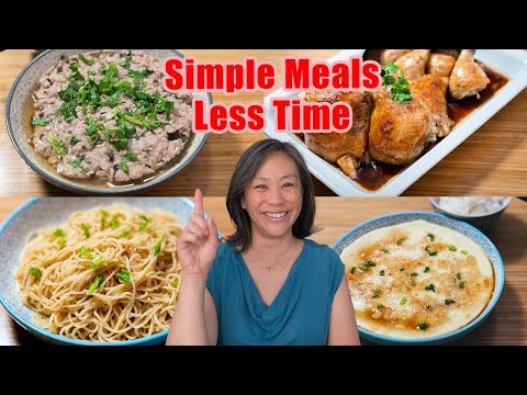 4 Simple Meals When There's No Time - Eat Well, Save Money