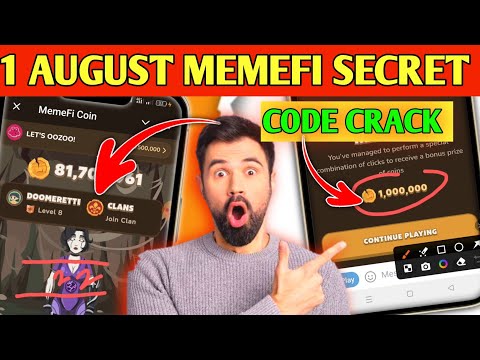 memefi 1 August secret code l memefi today combo l memefi new update l