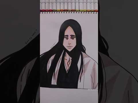 Restu unohana drawing in 20 sec! #unohana #shorts #anime