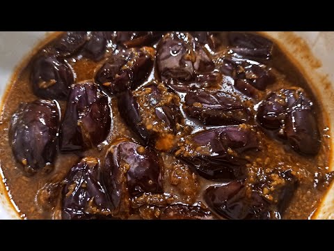 Khatte meethe baingan/sweet and sour eggplant/brinjal recipe/unique recipe/quick and easy baingan