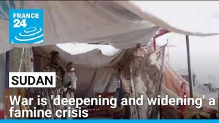 Sudan's war is 'deepening and widening' a famine crisis • FRANCE 24 English