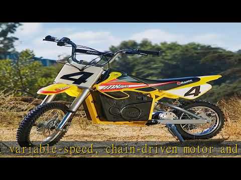 Razor MX650 Dirt Rocket Electric-Powered Dirt Bike with Authentic Motocross Dirt Bike Geometry, Rea