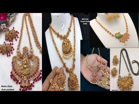 Matti finish 1 grm gold jewellery/with price Home delivery buy online free shipping