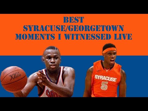 @SyracuseOrange vs #Georgetown I witnessed Live