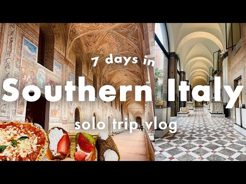 Southern Italy Itinerary & travel budget🇮🇹💰Italy solo trip vlog,Naples, Amalfi, Pompeii, Capri