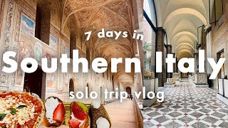 Southern Italy Itinerary & travel budget🇮🇹💰Italy solo trip vlog,Naples, Amalfi, Pompeii, Capri