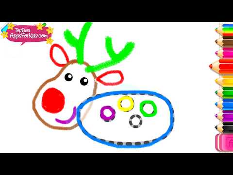 Kids Learn To Draw Christmas Drawings - Free Drawing App