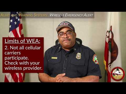 Wireless Emergency Alert System (WEA)