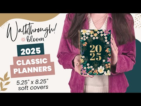 2025 Soft Cover Planners, 5.5" x 8.25" - bloom Daily Planners ®