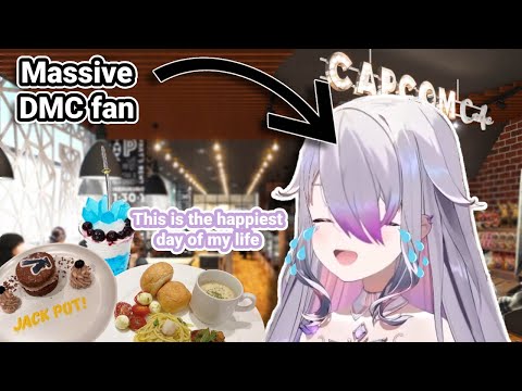 Biboo is so happy for visiting the DMC cafe in Japan!【Koseki Bijou / Hololive Advent】