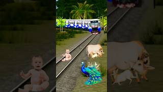 Train 🚆 peacock, 🦚 boy, cow, 🐄#shorts #shortsfeed #bestvfx #bestpor #trendingvideos #VFXmagicvideo