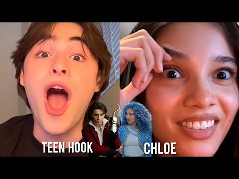 ‼️Instagram Live with Joshua Colley(Teen HOOK) & Malia Baker(CHLOE) - Descendants: The Rise of Red‼️