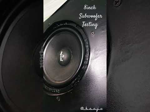 8Inch Subwoofer testing 😉 #explore #viral #foryou #trending #cinematic #musiclover #sound