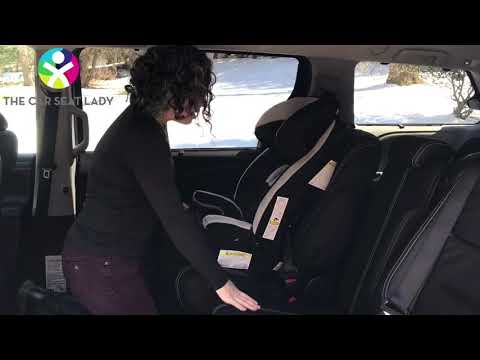 Car Seat Hacks: Double Seat Back Recline for forward facing car seats installed with seat belt