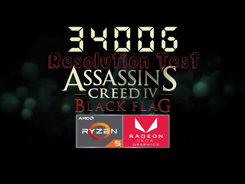 Assassin's Creed IV: Black Flag | Ryzen 5 3400G Vega 11 2x8 (2666MHz) 16GB RAM