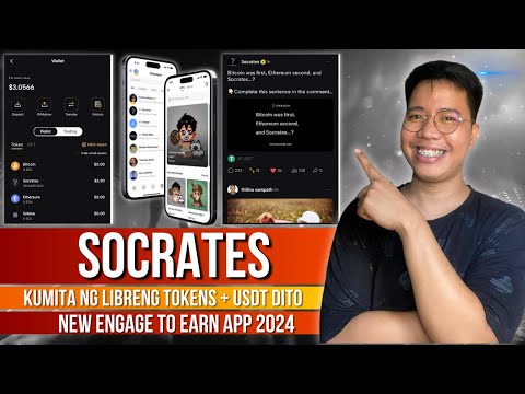 Socrates - Bagong Engage To Earn App | 10B Token Supply & 50% Goes To Airdrop Allocation | Review