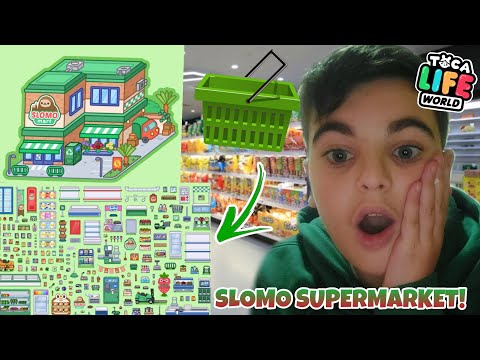 🛒 CREO il NUOVO "SLOMO SUPERMARKET" su TOCA LIFE WORLD! 🛒 | Toca Life World Ita