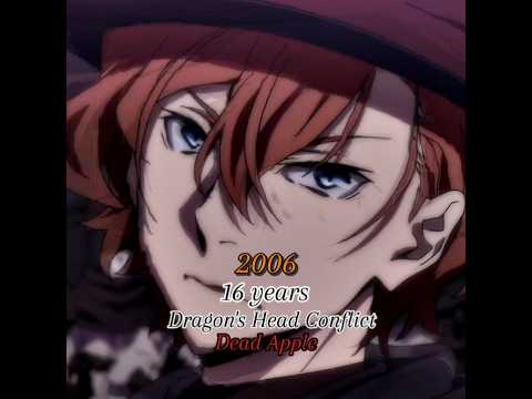 Chuuya Through the Years | bsd | #anime #bsd #文豪ストレイドッグス #bungostraydogs #anime #shorts