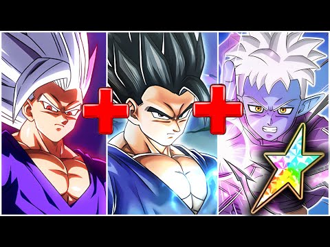 100% LR GOHAN BEAST + LR ULTIMATE GOHAN + GLORIO SUPPORT! Dragon Ball Z Dokkan Battle