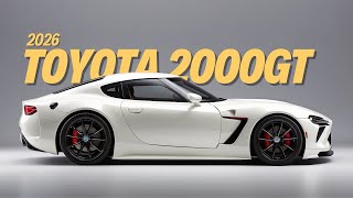 Toyota 2000GT Revival Plan – The Ideal Combination of Retro Design and Latest Technology