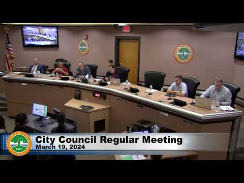 City Council Regular Meeting - 3/19/2024