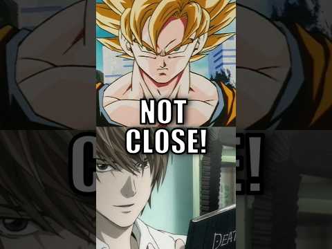 Goku vs Death Note Isn't Close! #shorts #deathnote #dragonball