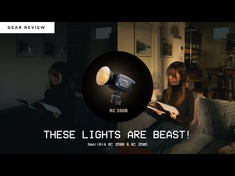 Super Powerful video light to create Golden Hour! - SmallRig RC 350B & RC 350D