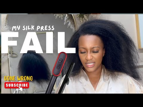 😤👎🏽Silk Press FAIL! using TYMO Ring Plus Hair Straightener | TYMO Airflow | What Went Wrong