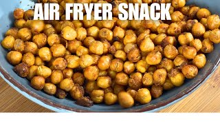 Crispy Chickpeas! EASY & Healthy AIR FRYER Snacks Recipe