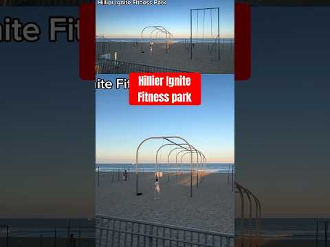 Hillier Ignite Fitness Park #shorts #virginiabeach #park #waterfrontpark #boardwalk #atlanticocean