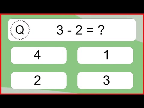 20 Subtraction Quiz Exercises for Kids: Numbers Up to 20