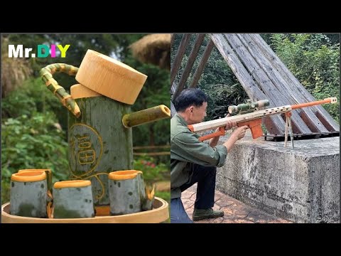 5 DIY Craft Ideas -  Creative DIY Bamboo and Wood Materials