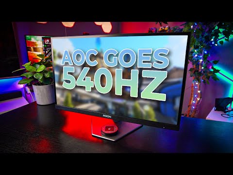 So AOC Have Gone 540Hz  With Their AGON Pro AG246FK Monitor