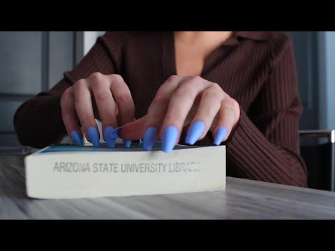 *ASMR* Book & Desk Scratching