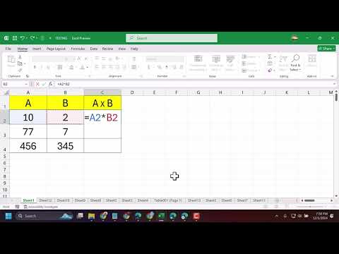 How to Multiply Numbers in Excel Easy way