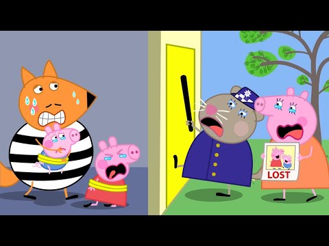 Police...Thief kidnapped Peppa and George | Peppa Pig Funny Animation