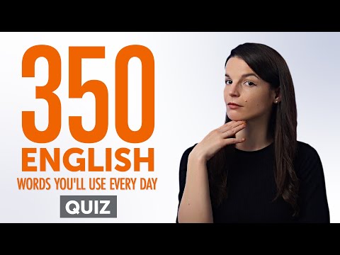 Quiz | 350 English Words You'll Use Every Day - Basic Vocabulary #75