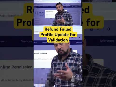 Refund Failed, Profile Update for Validation #incometaxreturn #incometax #refund #itrreturn