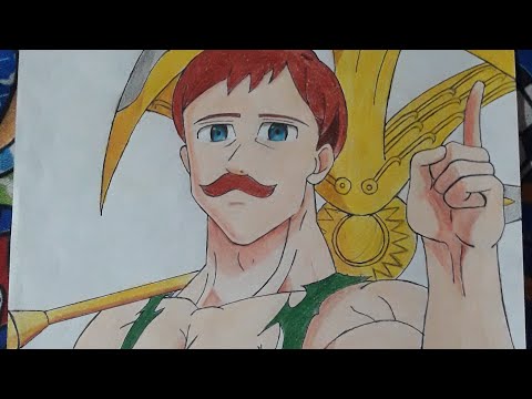 Colouring Escanor | The seven deadly sins | #shorts #anime