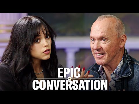 Jenna Ortega & Michael Keaton Talk Beetlejuice, Tim Burton & Career Pressures | Epic Conversation