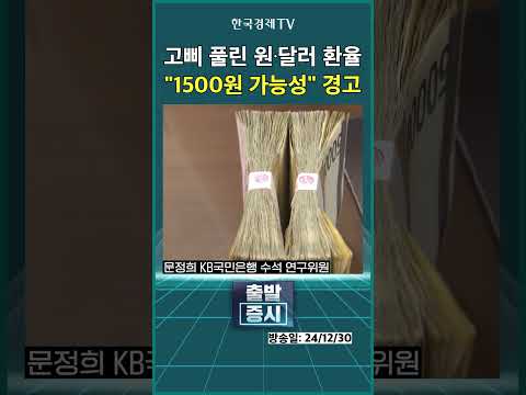 고삐 풀린 원∙달러 환율 "1500원 가능성" 경고