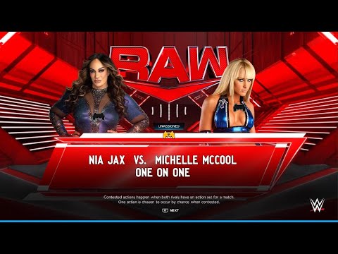 AWA Monday night dawn: Nia Jax vs Michelle Mccool