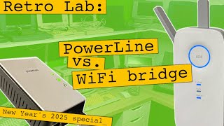 Connecting My Retro PC Network: PowerLine vs. WiFi Bridge [New Year's 2025 Special]