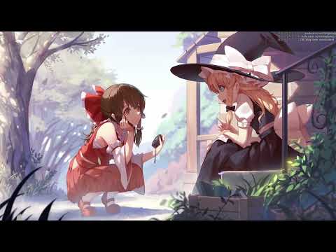 동방프로젝트 움짤  하쿠레이 레이무,키리사메 마리사 / Reimu Hakurei,Marisa Kirisame / Touhou GIF