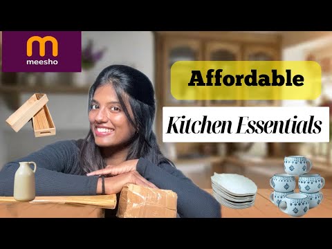 Affordable kitchen essential from MEESHO | kitchen decor #meeshohaul #kitchenproducts