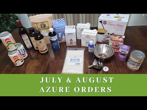 July & August Azure orders