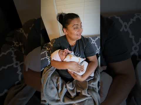 Grandma trying to calm baby