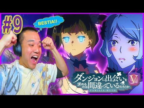 THE GREATEST HESTIA MOMENT EVER!!! | DanMachi Season 5 Episode 9 REACTION [ダンまちⅤ 豊穣の女神篇 9話の反応]