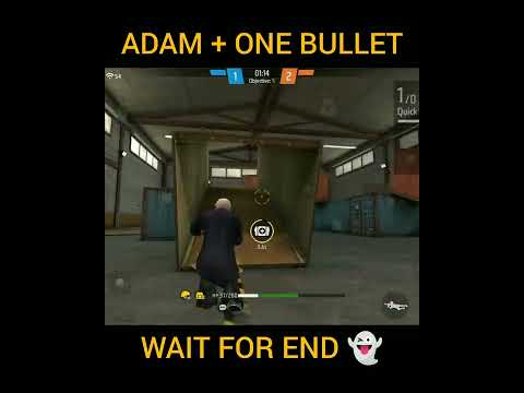 ADAM + ONE BULLET😱 WAIT FOR END RESULT 👻 || #mr_crazyff